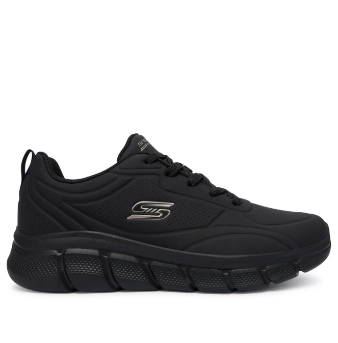 Skechers Debossed Lace Up ανδρικά παπούτσια sneakers 118110_ΒΒΚ
