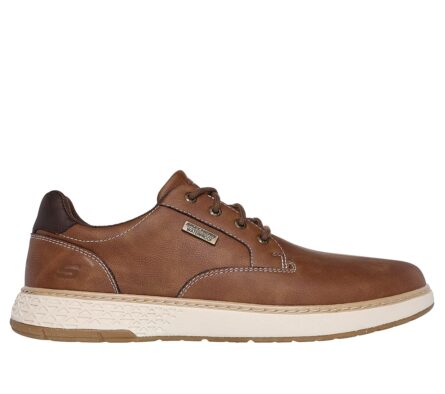 Skechers Waterproof Relaxed Fit: Garlan - Pryor ανδρικά παπούτσια sneakers 205234_BRN