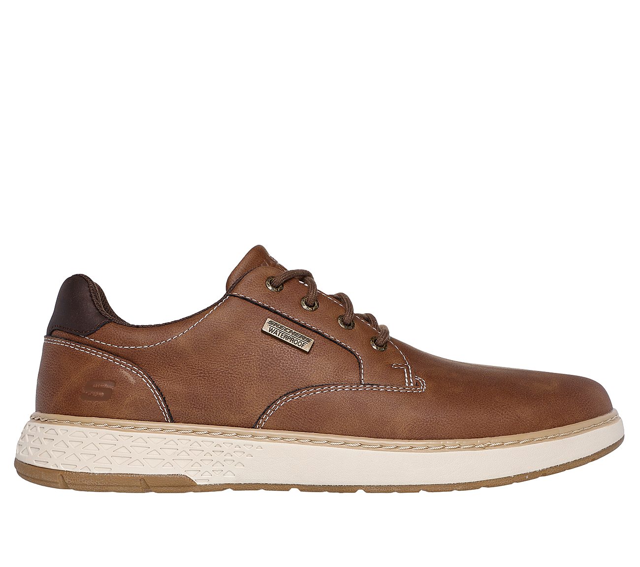 Skechers Waterproof Relaxed Fit: Garlan - Pryor ανδρικά παπούτσια sneakers 205234_BRN