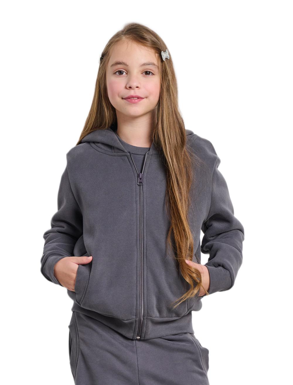 Bdtk παιδική ζακέτα με κουκούλα για κορίτσι 1252-707022