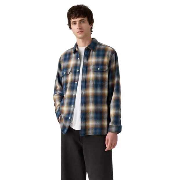 Levi's Jackson Worker Overshirt ανδρικό καρό πουκάμισο 195730281 Levi's Jackson Worker Overshirt ανδρικό καρό πουκάμισο 195730281