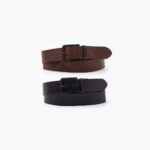 Levi's Reversible Core Metal Belt ανδρική δερμάτινη ζώνη 380180021