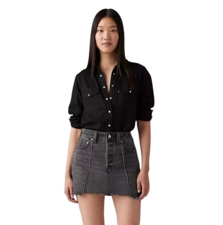 Levi's Iconic Lightweight Western Shirt γυναικείο τζιν πουκάμισο 167860026