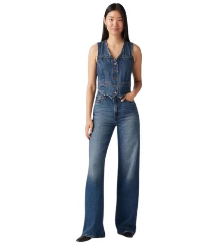 Levi's Ribcage Wide Leg Jeans γυναικείο τζιν παντελόνι A60810012