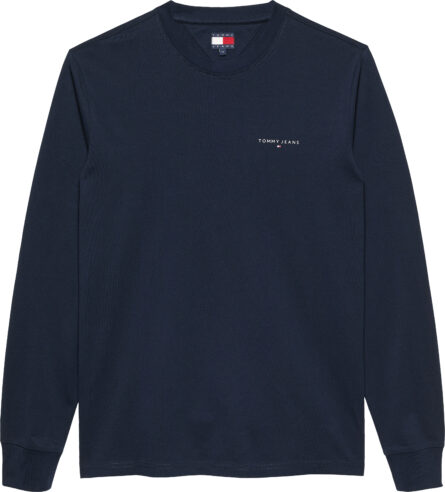 Tommy Hilfiger Linear Logo Slim Long-Sleeve T-Shirt ανδρική μπλούζα DM0DM21594