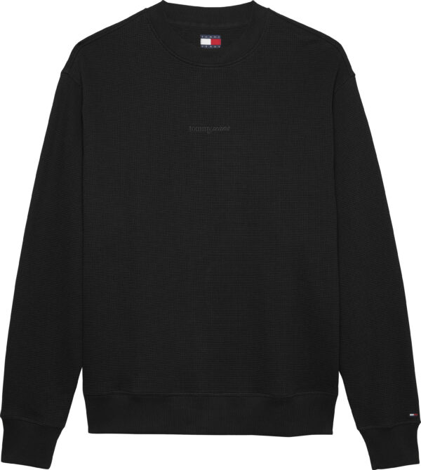 Tommy Hilfiger Waffle Script Crew Sweatshirt ανδρική μπλούζα DM0DM21622