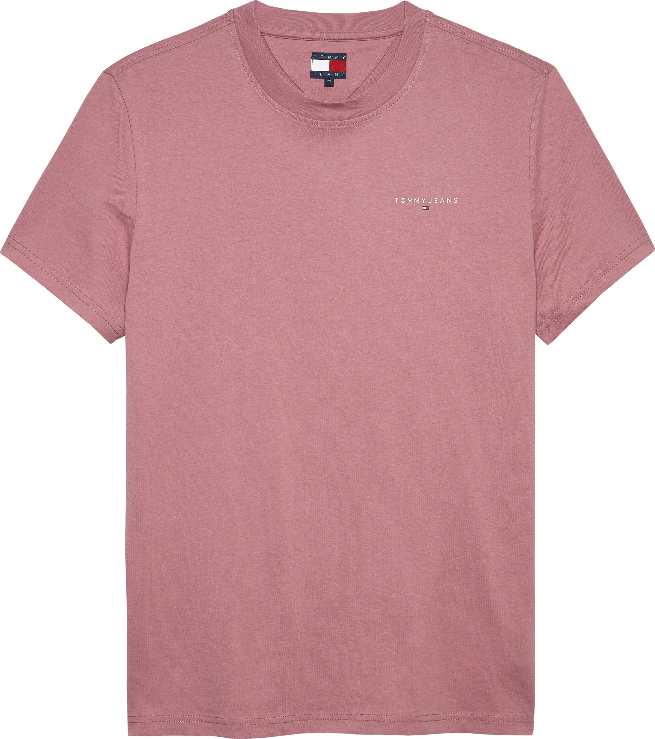 Tommy Hilfiger Linear Logo Slim Crew Neck T-Shirt ανδρικό μπλουζάκι DM0DM21780