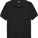 Tommy Hilfiger Waffle Script Polo ανδρικό πόλο μπλουζάκι DM0DM21935