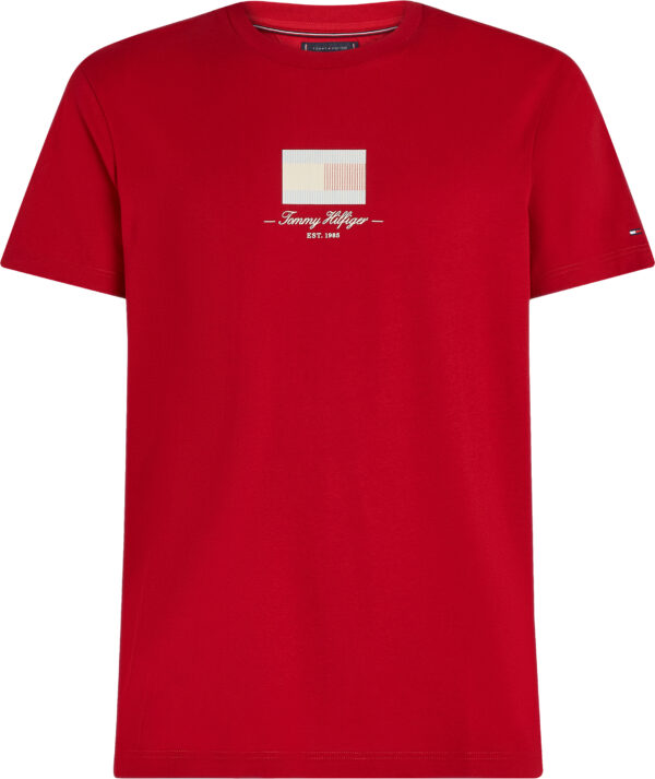 Tommy Hilfiger Ithaca Stripe Flag T-Shirt ανδρικό μπλουζάκι MW0MW39349