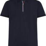 Tommy Hilfiger Regular Signature Zip Placket Polo Shirt ανδρικό μπλουζάκι MW0MW39552