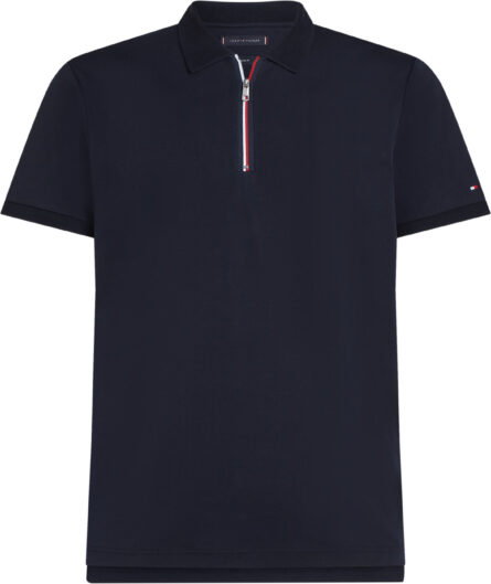 Tommy Hilfiger Regular Signature Zip Placket Polo Shirt ανδρικό μπλουζάκι MW0MW39552