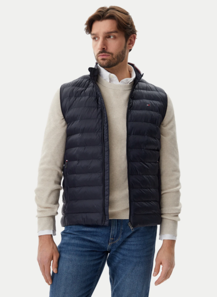 Tommy Hilfiger Packable Quilted Gilet ανδρικό αμάνικο μπουφάν MW0MW39989