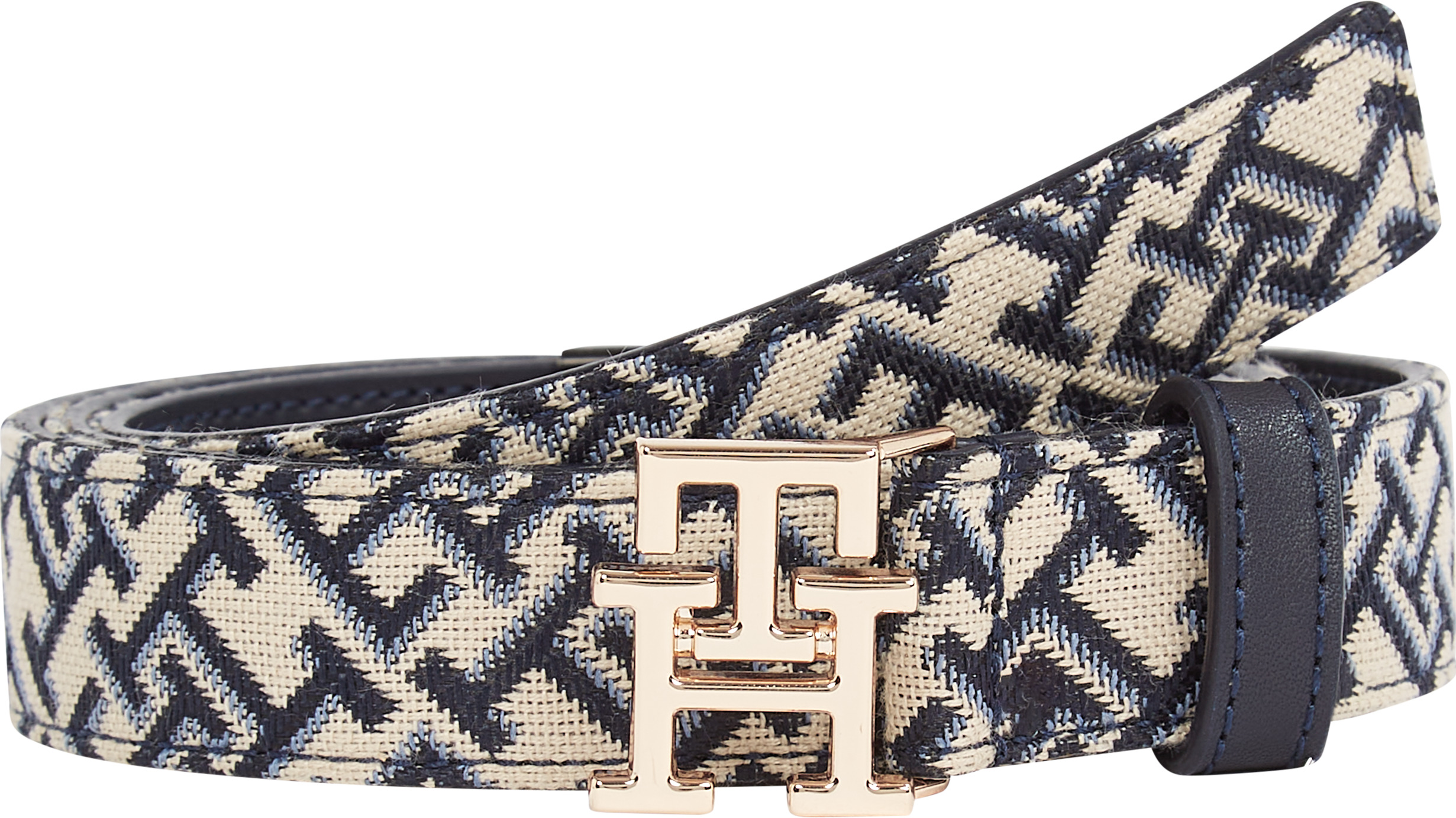 Tommy Hilfiger Monogram Jacquard Belt γυναικεία ζώνη AW0AW17497