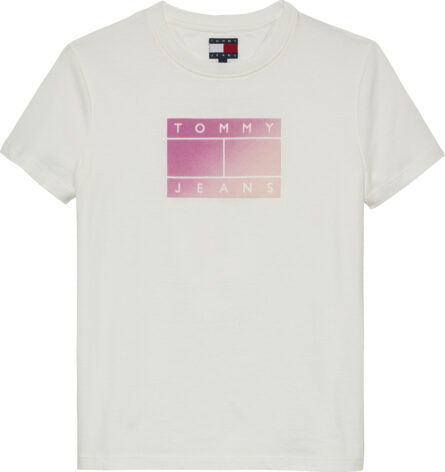 Tommy Hilfiger Gradient Logo Crew Neck T-Shirt γυναικεία μπλούζα DW0DW20905