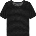 Tommy Hilfiger Mesh Repeat Logo Slim T-Shirt γυναικεία μπλούζα DW0DW20925