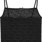 Tommy Hilfiger Mesh Repeat Logo Spaghetti Strap Top γυναικεία μπλούζα DW0DW20926