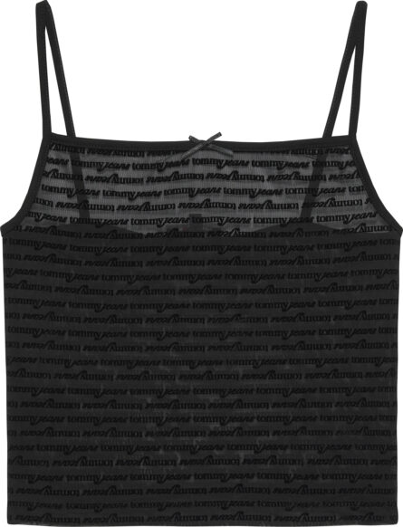 Tommy Hilfiger Mesh Repeat Logo Spaghetti Strap Top γυναικεία μπλούζα DW0DW20926