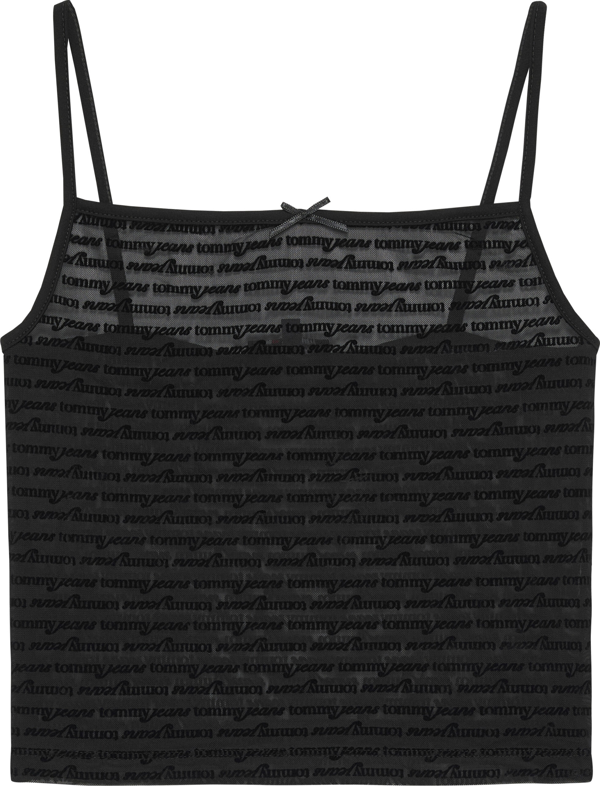 Tommy Hilfiger Mesh Repeat Logo Spaghetti Strap Top γυναικεία μπλούζα DW0DW20926
