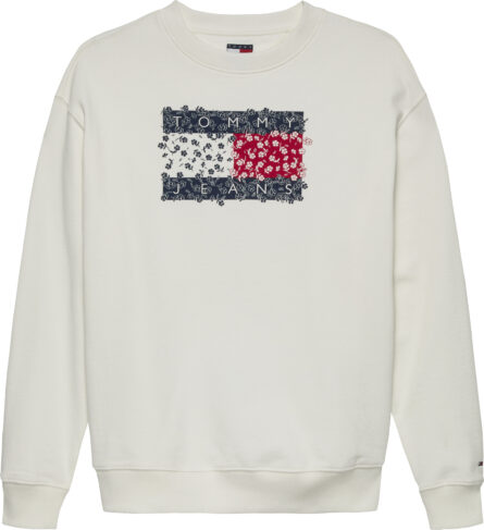 Tommy Hilfiger Floral Flag Crew Neck Sweatshirt γυναικεία μπλούζα DW0DW20933