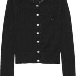 Tommy Hilfiger Pointelle Crew Neck Slim Cardigan γυναικεία ζακέτα DW0DW20966