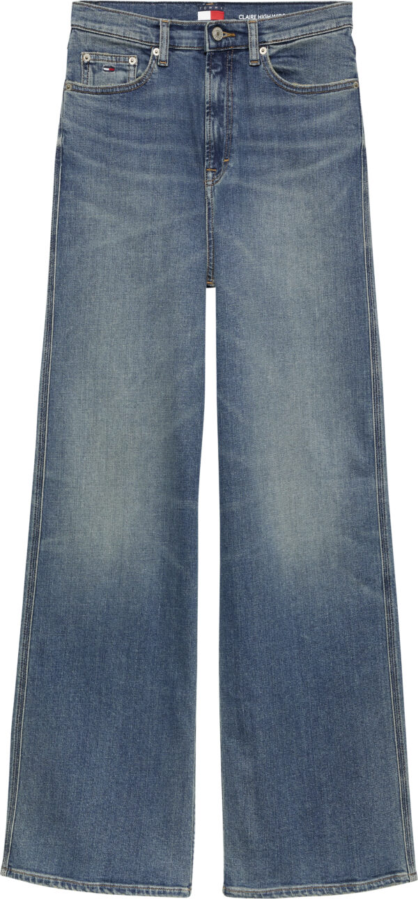Tommy Hilfiger Claire High Rise Wide Leg Jeans γυναικείο τζιν παντελόνι DW0DW21375 Tommy Hilfiger Claire High Rise Wide Leg Jeans γυναικείο τζιν παντελόνι DW0DW21375