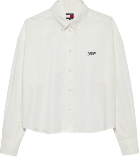 Tommy Hilfiger Cropped Fit Stripe Poplin Shirt γυναικείο πουκάμισο DW0DW21400