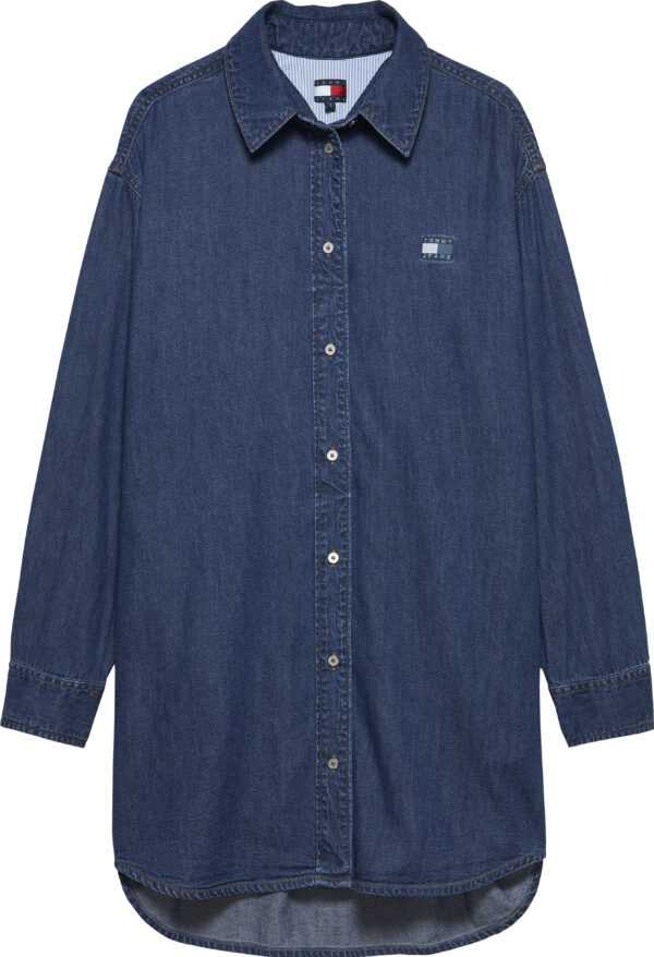 Tommy Hilfiger Relaxed Denim Shirt Dress γυναικείο τζιν φόρεμα DW0DW21420