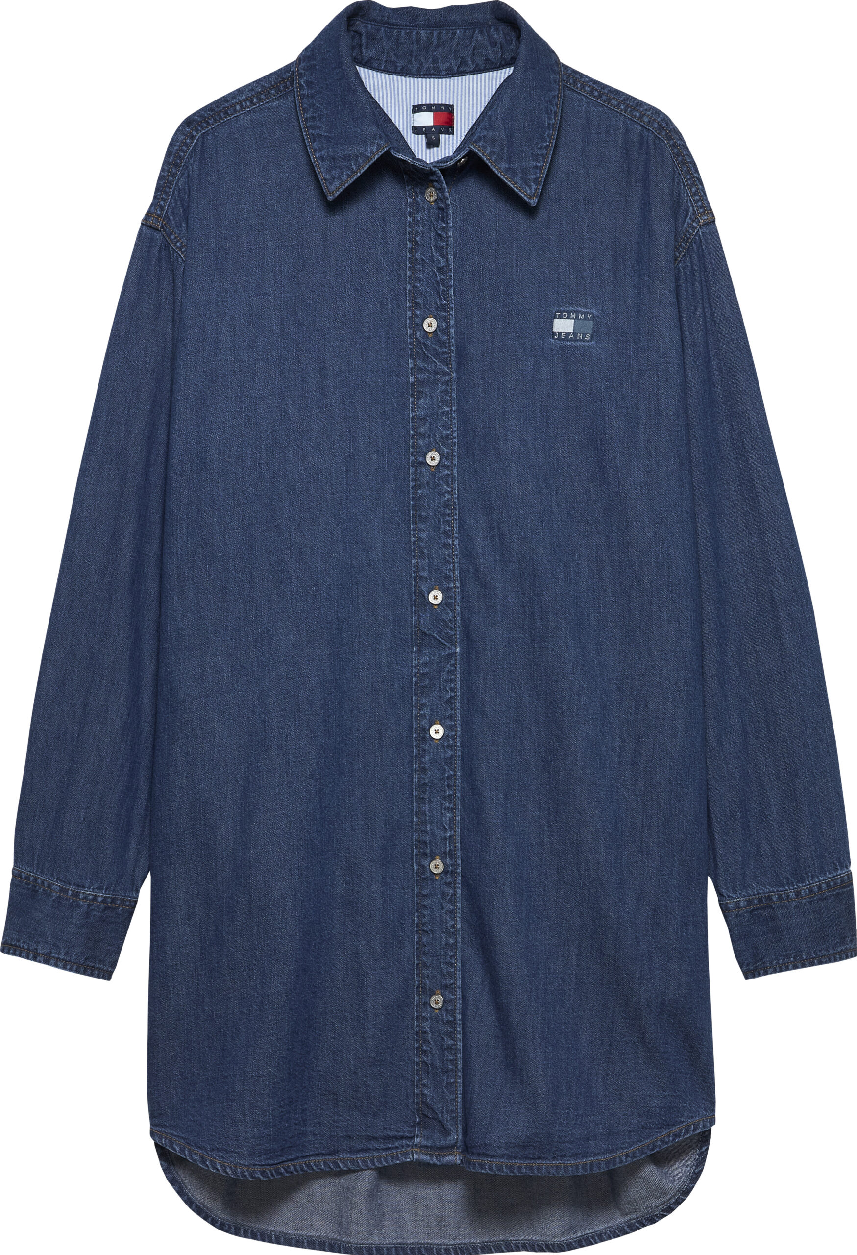 Tommy Hilfiger Relaxed Denim Shirt Dress γυναικείο τζιν φόρεμα DW0DW21420