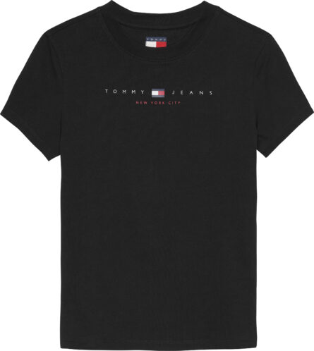 Tommy Hilfiger Linear Logo Slim T-Shirt γυναικεία μπλούζα DW0DW21422