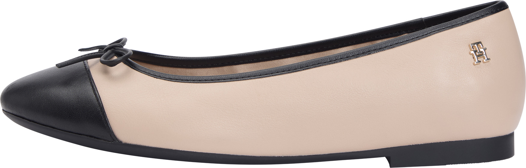 Tommy Hilfiger Leather Toe Cap Ballerinas γυναικείες μπαλαρίνες FW0FW08759