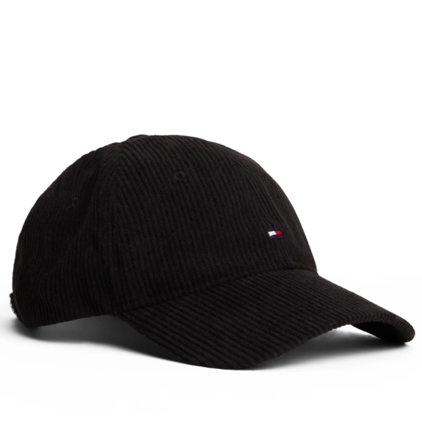 Tommy Hilfiger Hilfiger Flag Corduroy Baseball Cap ανδρικό καπέλο AM0AM13583