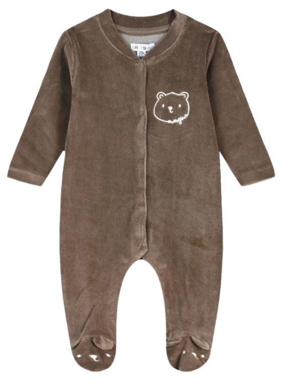 Energiers παιδικό βελούδινο ολόσωμο φορμάκι για νεογέννητο αγοράκι 11-125454-9