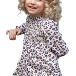 Energiers παιδικό λέοπαρ φόρεμα για κορίτσι 15-125303-7