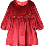 Energiers παιδικό αμπιγιέ βελούδινο φόρεμα για κορίτσι 45-125373-7