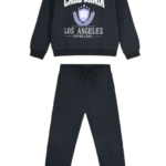 Energiers παιιδκή μονόχρωμη φόρμα με τύπωμα για κορίτσι 16-125287-0