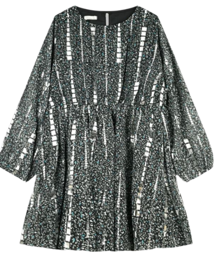 Energiers παιδικό αμπιγιέ μακρυμάνικο εμπριμέ φόρεμα για κορίτσι 46-125275-7