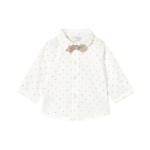 Mayoral Newborn βρεφικό πουκάμισο με παπιγιόν για αγοράκι 15-02196