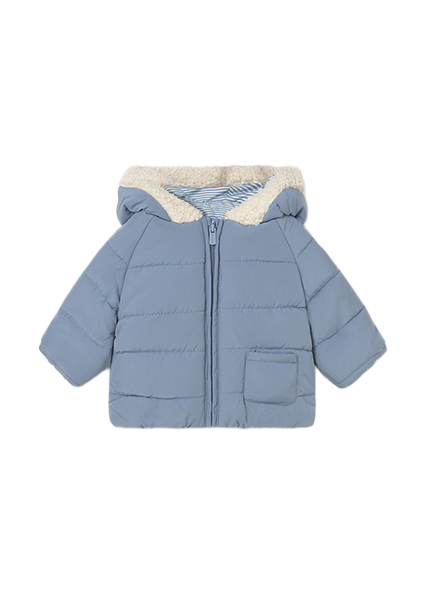 Mayoral Newborn μπουφάν διπλής όψης με κουκούλα 15-02410
