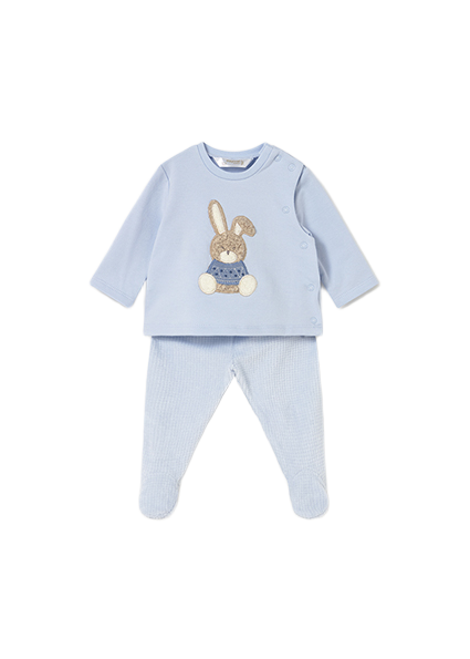 Mayoral Newborn σετ φορμάκι με κλειστό πέλμα για αγοράκι 15-02566