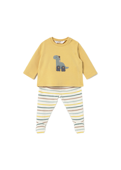 Mayoral Newborn σετ φορμάκι με κλειστό πέλμα για αγοράκι 15-02566