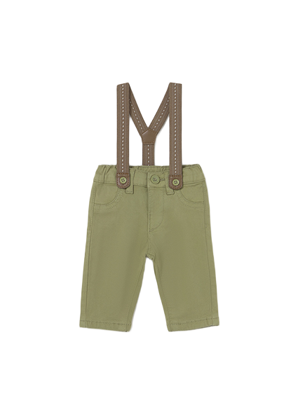Mayoral Newborn μακρύ παντελόνι με τιράντες 15-02576