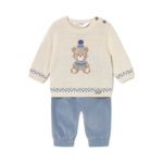 Mayoral Newborn σετ παντελόνι και πουλόβερ για αγοράκι 15-02580