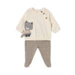 Mayoral Newborn σετ φορμάκι με κλειστό πέλμα και πουλόβερ για αγόρι 15-02586