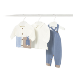 Mayoral Newborn σετ για αγοράκι σαλοπέτα 3 τεμαχίων 15-02617