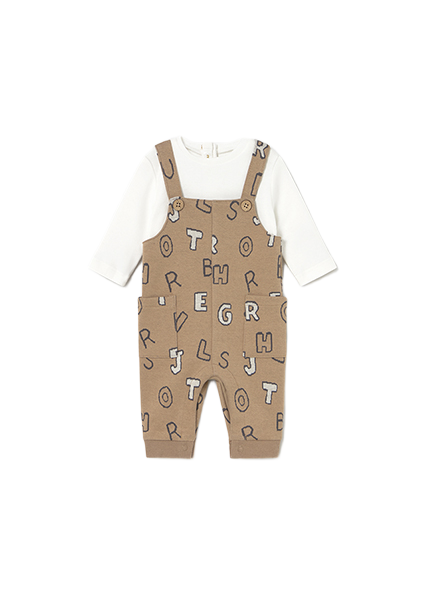 Mayoral Newborn ολόσωμο φορμάκι σαλοπέτα για αγοράκι 15-02636