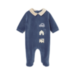 Mayoral Newborn φορμάκι βελουτέ για αγοράκι 15-02716