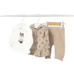 Mayoral Newborn βρεφικό σετ φόρμα για κοριτσάκι 3 τεμαχίων 15-02608