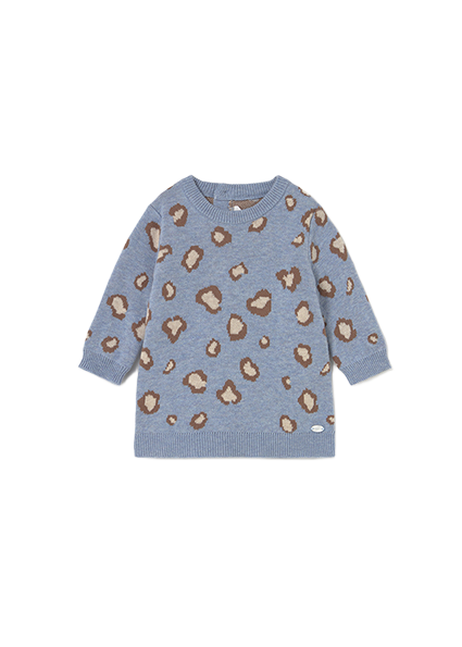 Mayoral Newborn βρεφικό πλεκτό φόρεμα για κοριτσάκι 15-02806