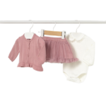 Mayoral Newborn βρεφικό σετ 3 τεμαχίων για κοριτσάκι 15-02830