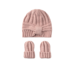 Mayoral Newborn βρεφικό σετ για κοριτσάκι σκουφάκι με γάντα 15-09930